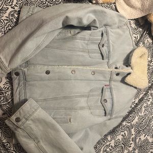 Women's Levis Sherpa jean jacket